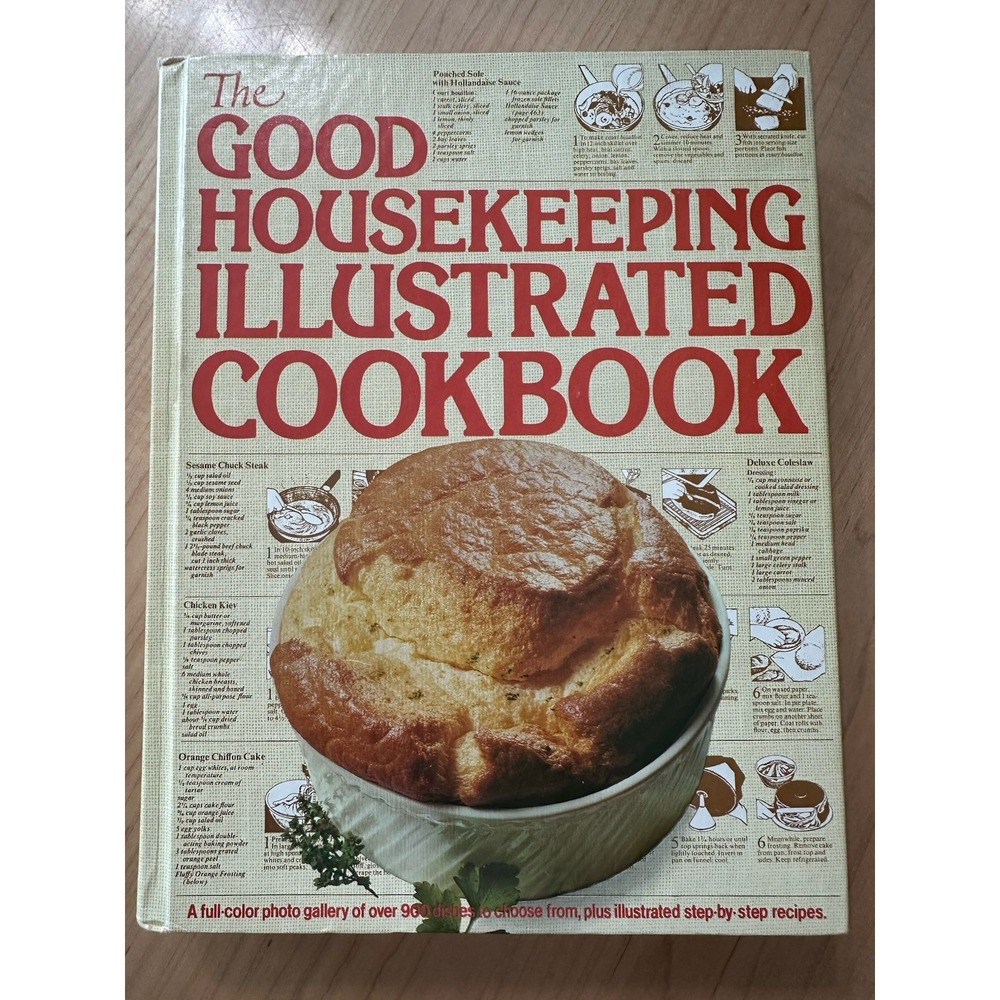 Vintage 1980, The Good Housekeeping Illustrated Cookbook - Zoe Coulson Hardcover